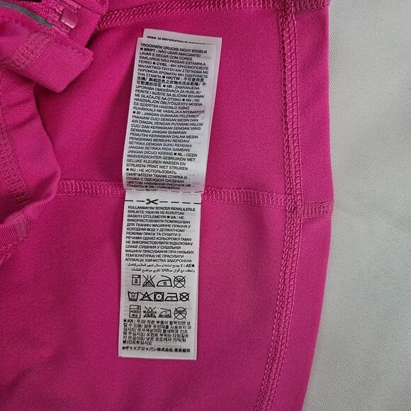 Gap Fit DRY Girls Happy Pink Activewear Full Zip Running Track Jacket Size Large - Picture 16 of 16
